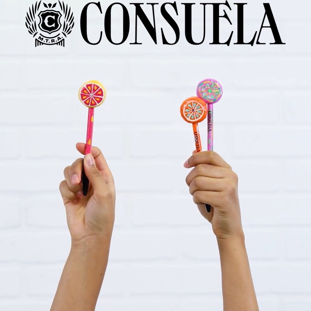 Consuela Paper Mache Citrus Ink Pen